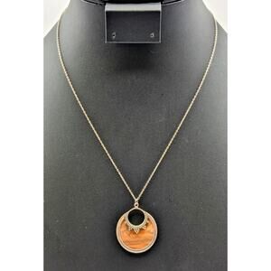 925 Sterling Silver Wood Grain Bali Disk Pendant 18" Necklace
